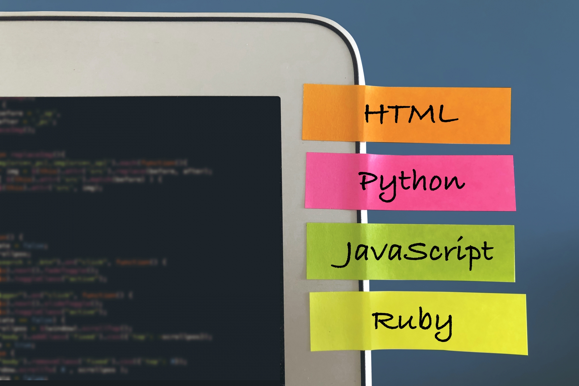 JavaScript and Python